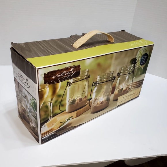 Apothecary & Company 3-Piece Hanging Mason Jar and Tealight Set Holiday Decor - Picture 5 of 10